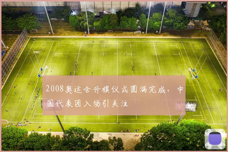 2008奥运会升旗仪式圆满完成，中国代表团入场引关注